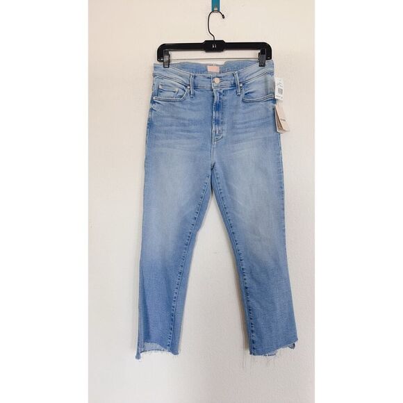Mother The Insider Crop Step Fray Jeans in Limited Edition 31” - Picture 5 of 11